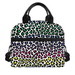 Colorful Leopard Print Insulated Lunch Bag