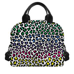 Colorful Leopard Print Insulated Lunch Bag