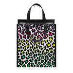 Colorful Leopard Print Insulated Lunch Tote