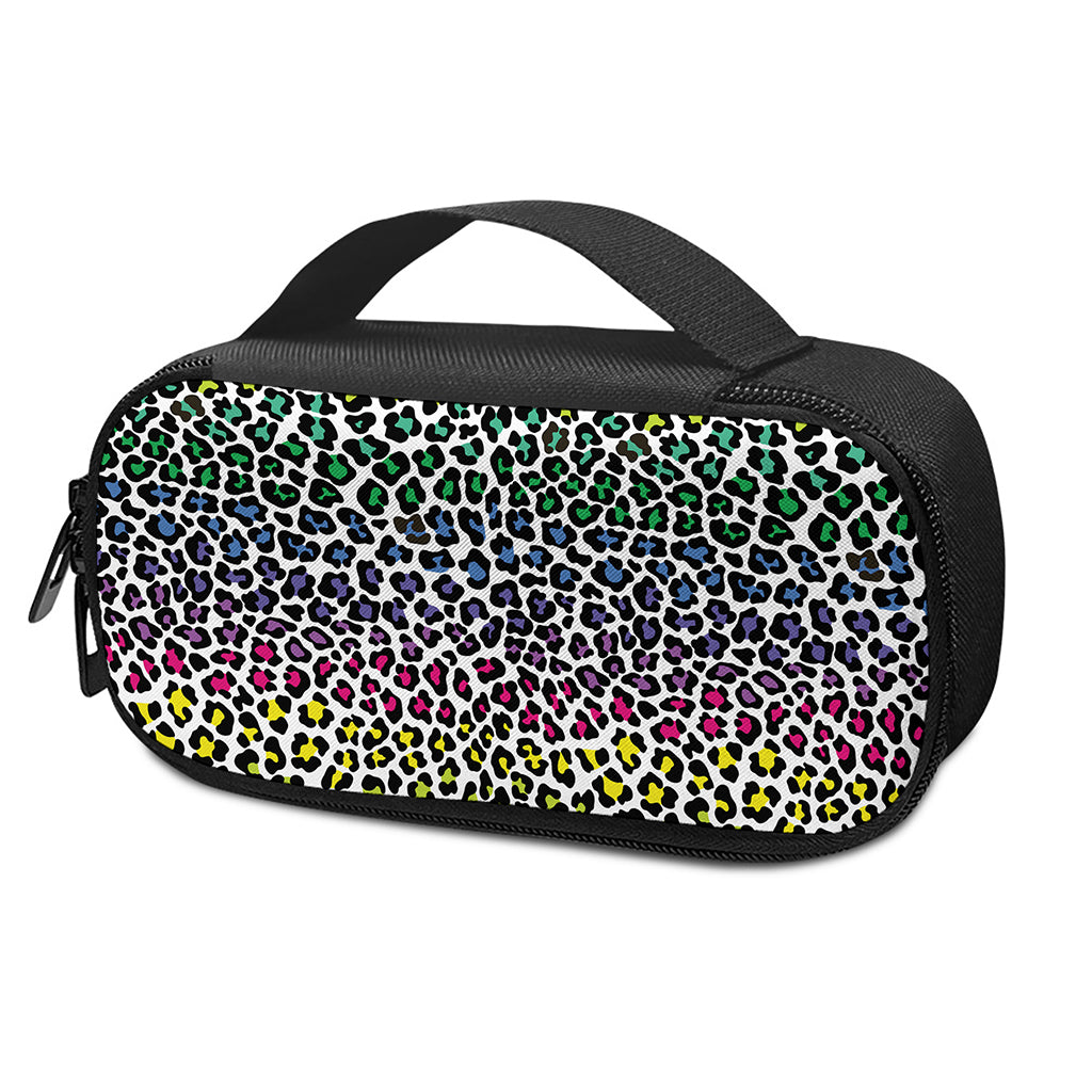 Colorful Leopard Print Insulin Cooler Travel Case
