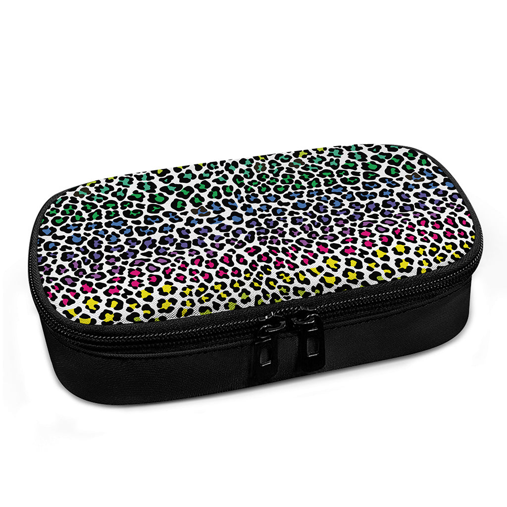Colorful Leopard Print Insulin Cooler Travel Case