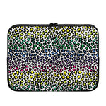 Colorful Leopard Print Laptop Sleeve