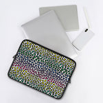 Colorful Leopard Print Laptop Sleeve