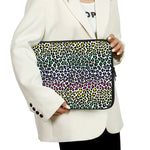 Colorful Leopard Print Laptop Sleeve