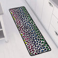 Colorful Leopard Print Long Kitchen Mat
