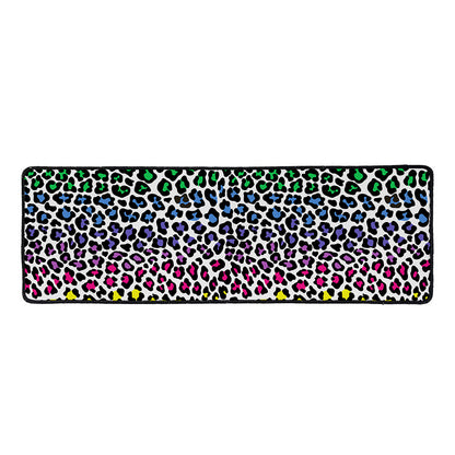 Colorful Leopard Print Long Kitchen Mat
