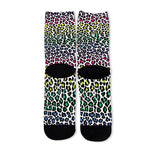 Colorful Leopard Print Long Socks