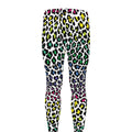 Colorful Leopard Print Men's Leggings