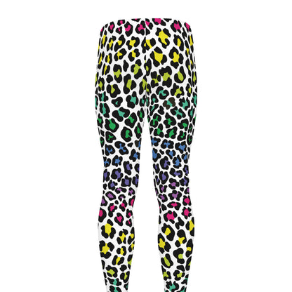 Colorful Leopard Print Men's leggings