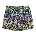 Colorful Leopard Print Mesh Shorts