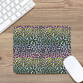 Colorful Leopard Print Mouse Pad