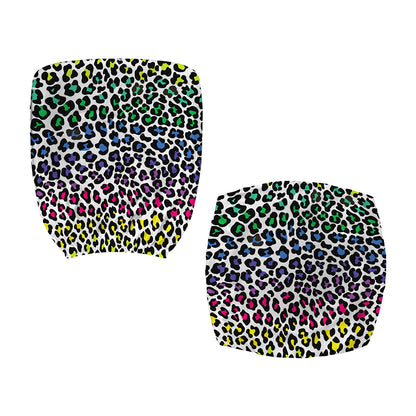 Colorful Leopard Print Office Chair Cover