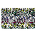 Colorful Leopard Print Polyester Doormat