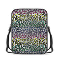 Colorful Leopard Print Rectangular Crossbody Bag