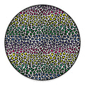Colorful Leopard Print Round Floor Mat
