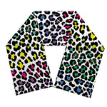 Colorful Leopard Print Scarf