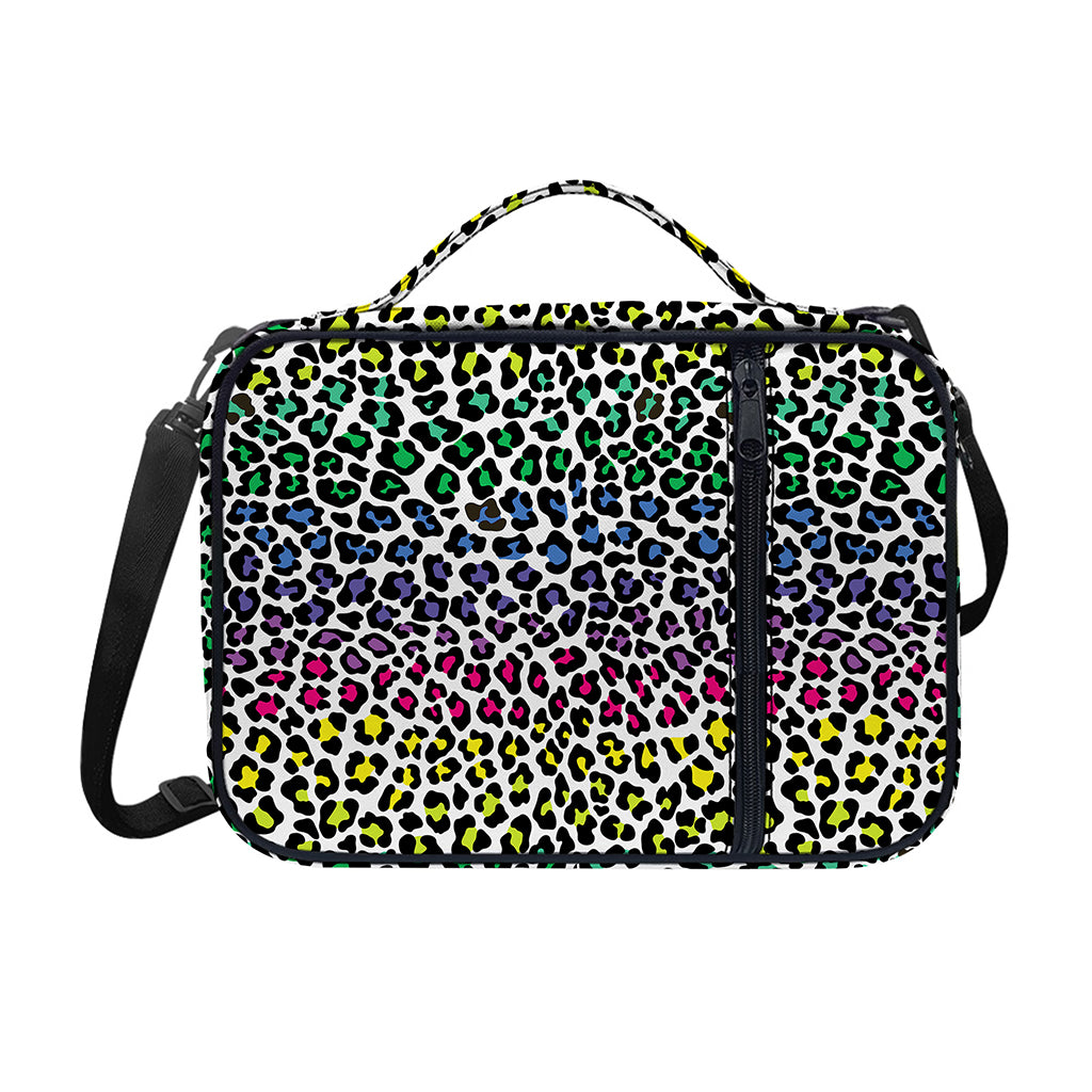 Colorful Leopard Print Shoulder Strap Bible Bag