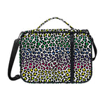 Colorful Leopard Print Shoulder Strap Bible Bag