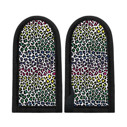 Colorful Leopard Print Skillet Handle Cover