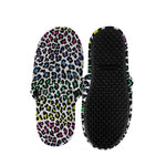 Colorful Leopard Print Slippers