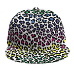 Colorful Leopard Print Snapback Cap