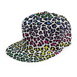 Colorful Leopard Print Snapback Cap