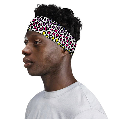 Colorful Leopard Print Sports Headband
