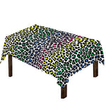Colorful Leopard Print Tablecloth