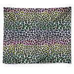 Colorful Leopard Print Tapestry