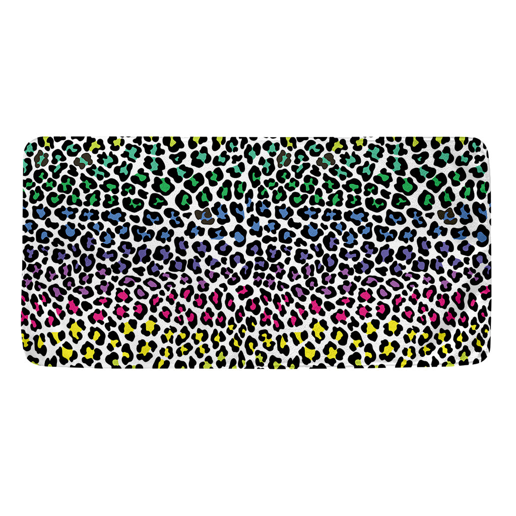 Colorful Leopard Print Towel