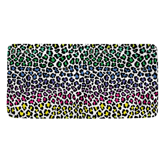 Colorful Leopard Print Towel