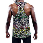 Colorful Leopard Print Training Tank Top