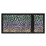 Colorful Leopard Print Trifold Wallet