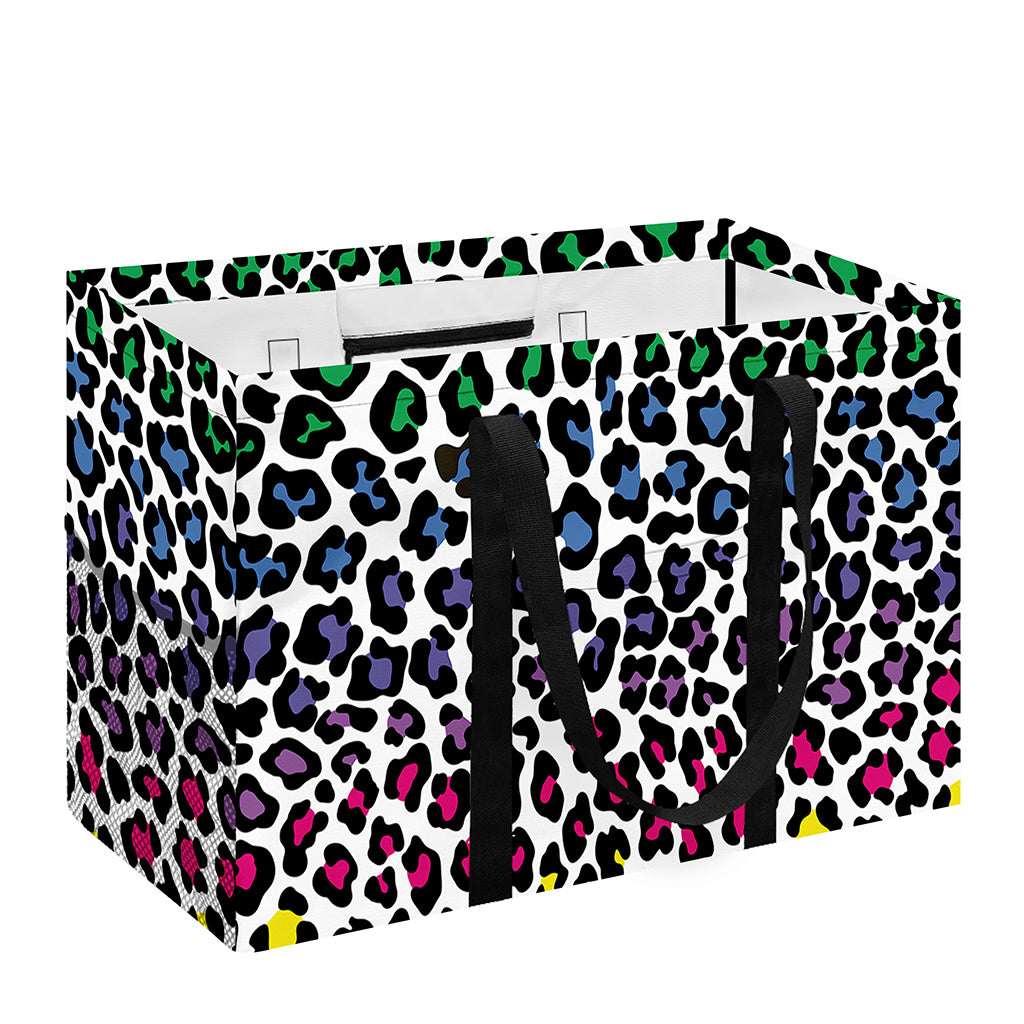 Colorful Leopard Print Utility Tote Bag