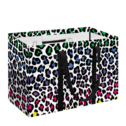 Colorful Leopard Print Utility Tote Bag