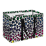 Colorful Leopard Print Utility Tote Bag
