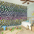 Colorful Leopard Print Wall Sticker