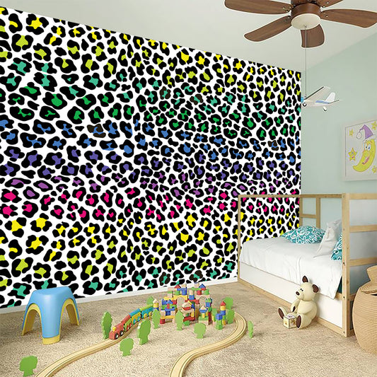 Colorful Leopard Print Wall Sticker