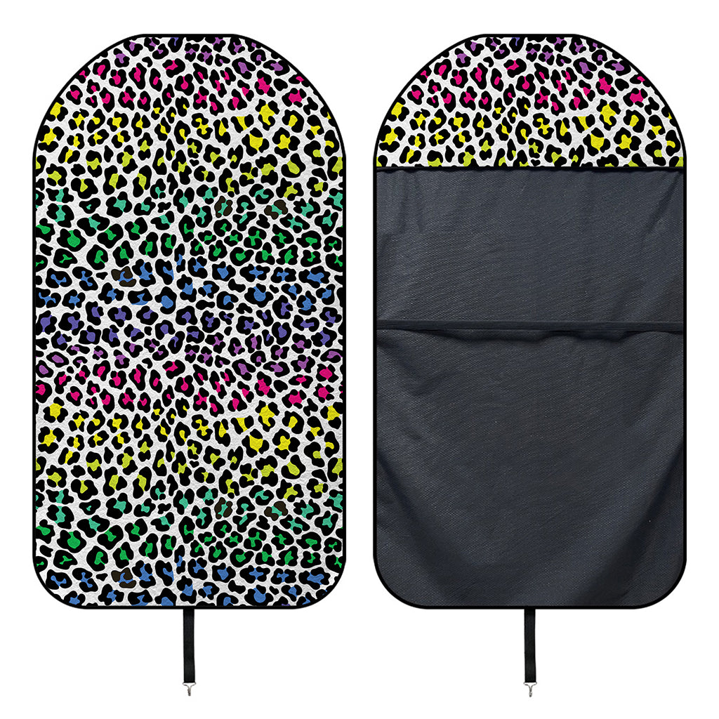 Colorful Leopard Print Waterproof Car Seat Cover