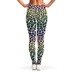 Colorful Leopard Print Women's Leggings