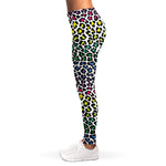 Colorful Leopard Print Women's Leggings