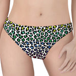 Colorful Leopard Print Women's Thong