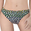 Colorful Leopard Print Women's Thong