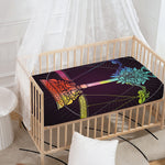 Colorful Libra Sign Print Baby Crib Sheet