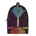 Colorful Libra Sign Print School Backpack