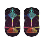 Colorful Libra Sign Print Bar Stool Covers