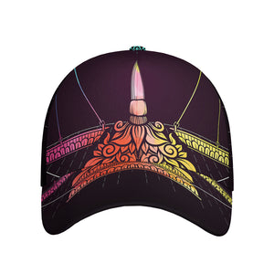 Colorful Libra Sign Print Baseball Cap