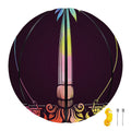 Colorful Libra Sign Print Basketball
