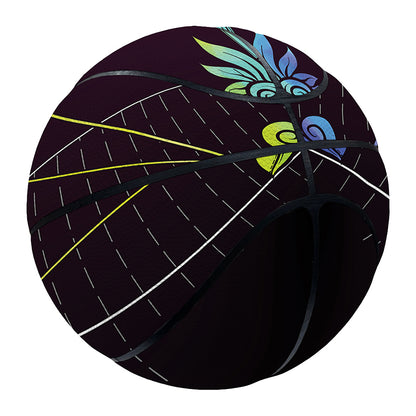 Colorful Libra Sign Print Basketball