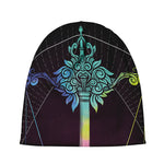 Colorful Libra Sign Print Beanie